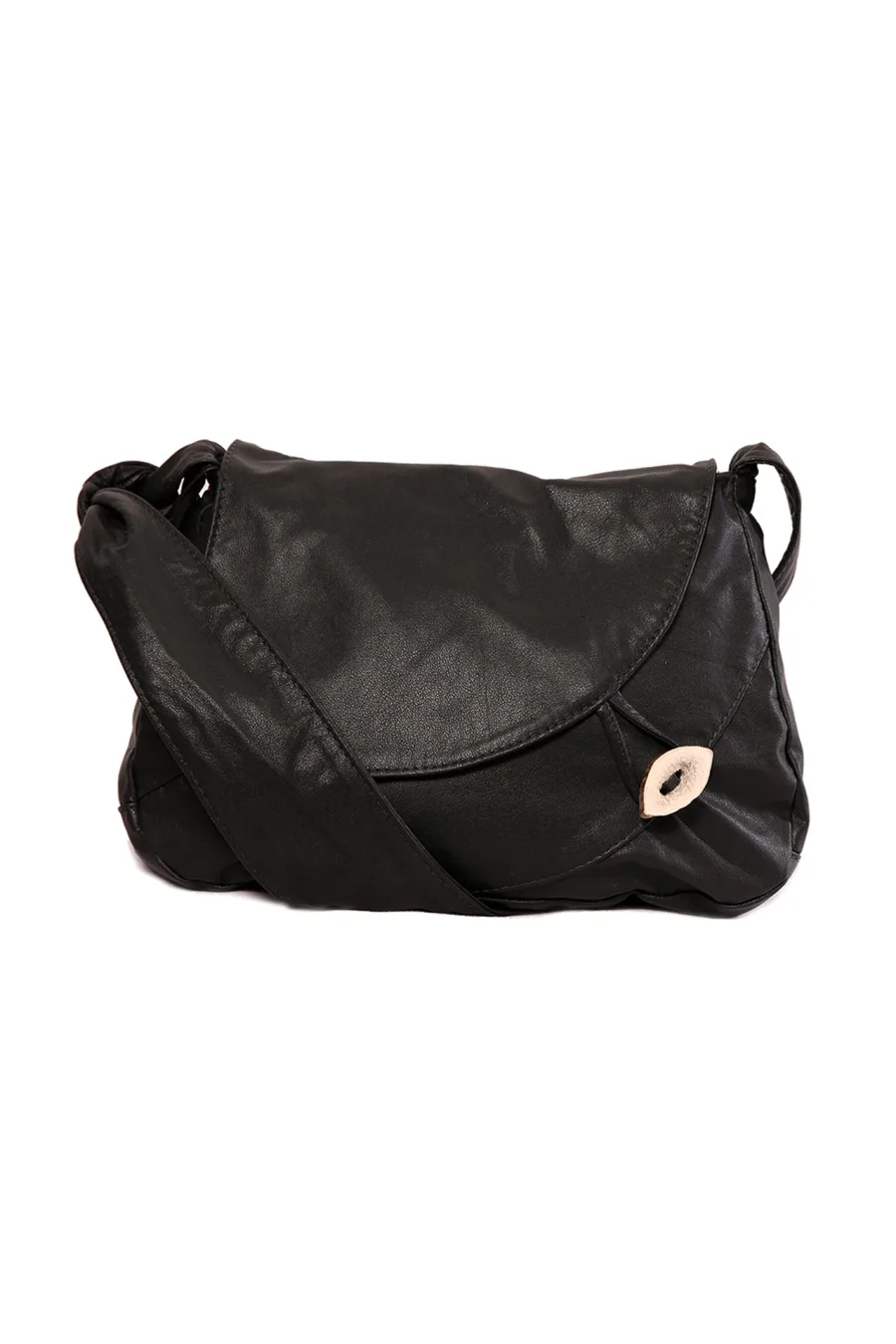 PAYSANE cuir noir face SITE