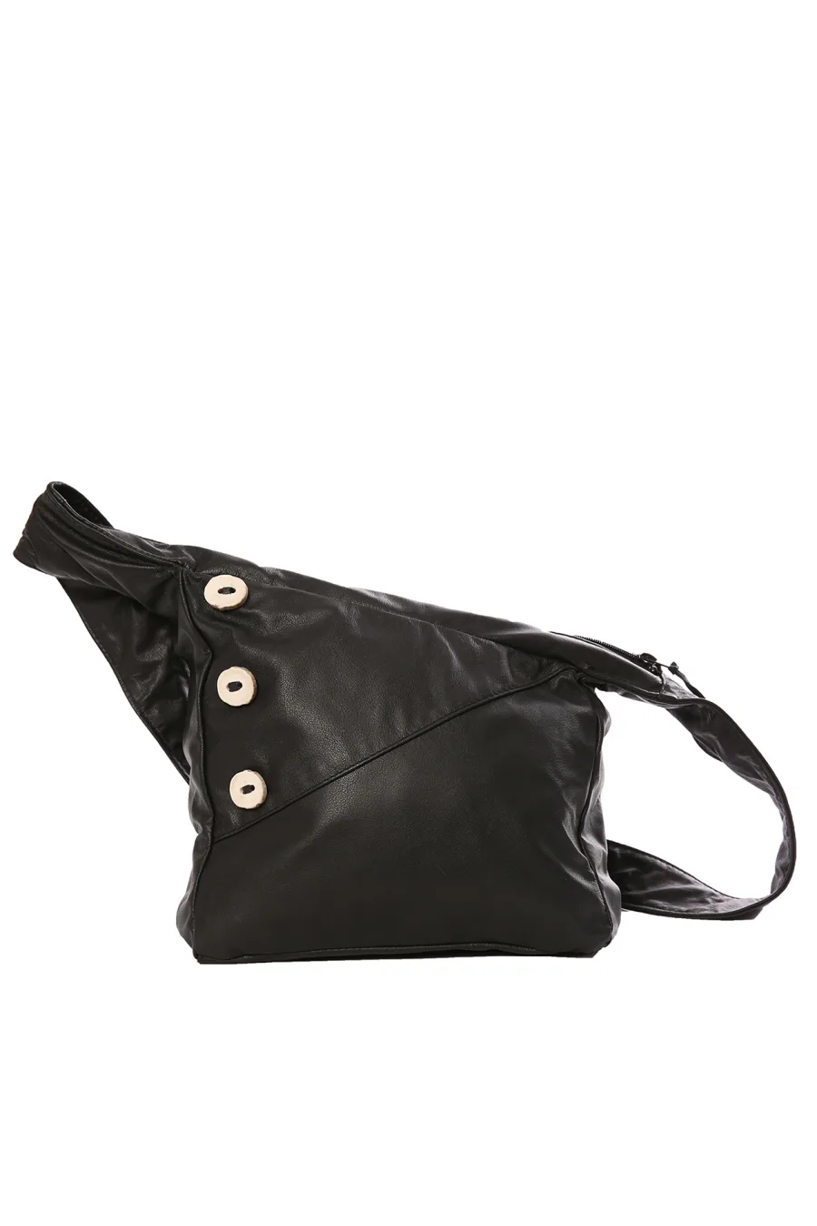 Panache cuir noir 1 SITE aweille