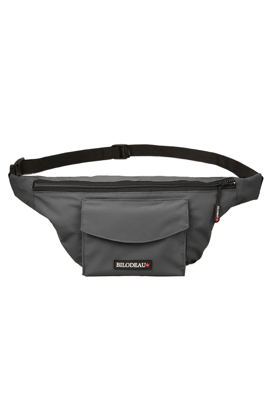Sac banane Gris face