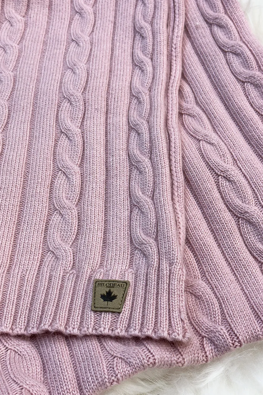 Foulard rose detailles 1