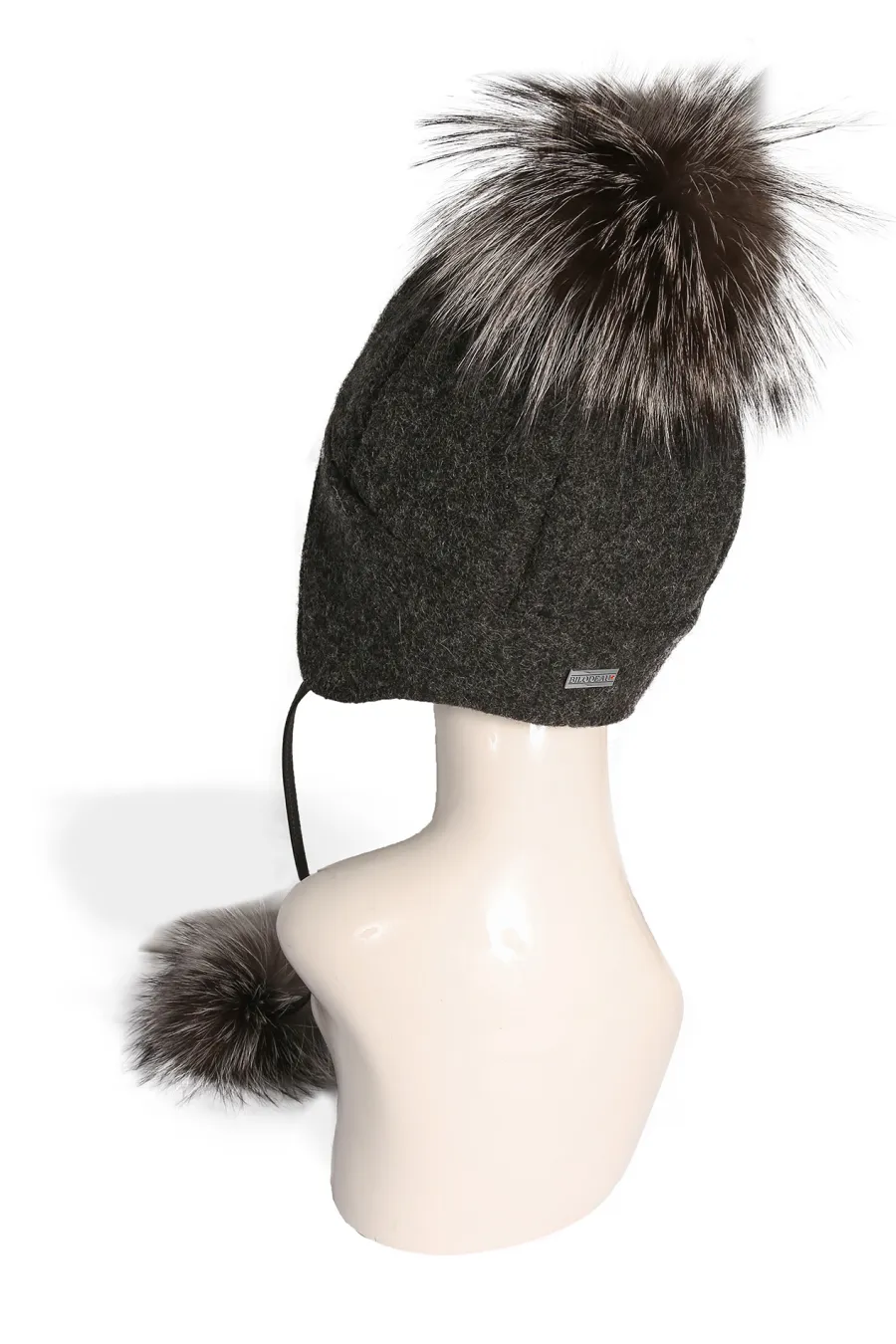 Tuque en lainage charcoal 2