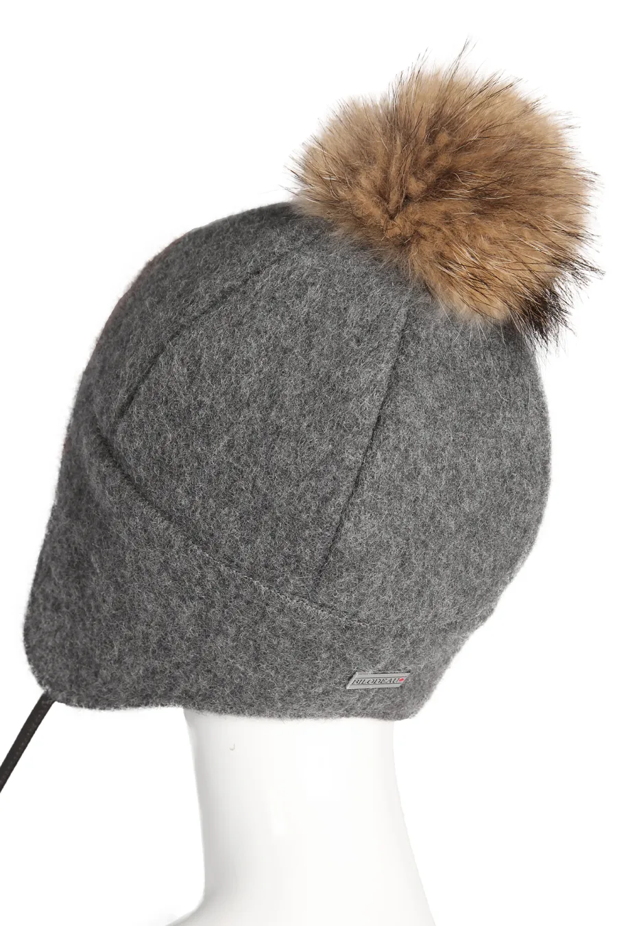 Tuque en lainage gris 2