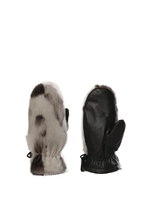 Natural Seal fur children mittens - Urban | Gloves and mittens - Urban | BILODEAU Canada