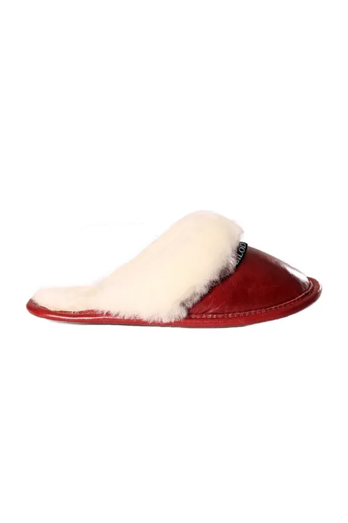 Leather & sheep wool mules | Slippers and mules | BILODEAU Canada