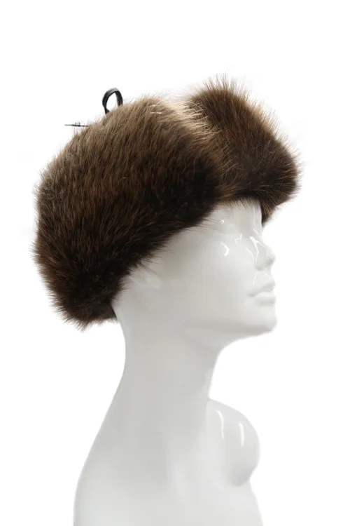 Natural Beaver fur hat - RCMP | Fur hats | BILODEAU Canada
