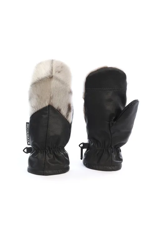 Recycled naturel Seal fur mittens - Urban | Fur mittens - Urban | BILODEAU Canada