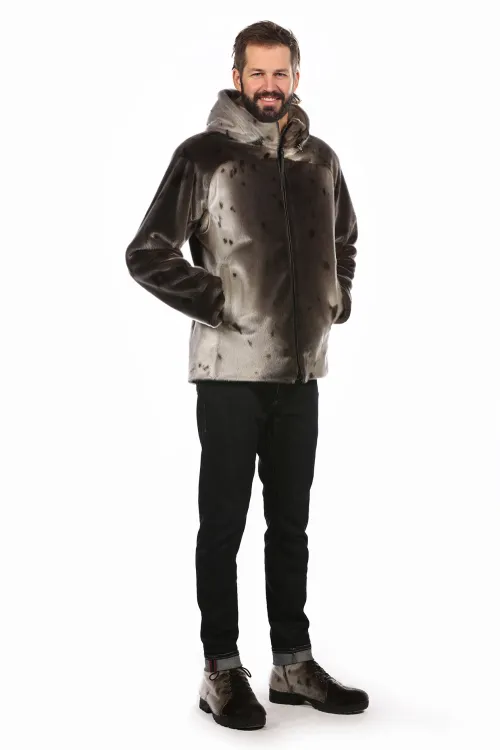 BILODEAU men fur coat natural Seal | Men winter coats - Fur coats | BILODEAU Canada