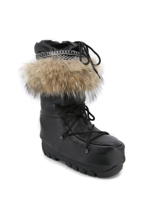Bottes en cuir et coyote - Mukluks | Bottes d'hiver - Bottes de plein air | BILODEAU Canada