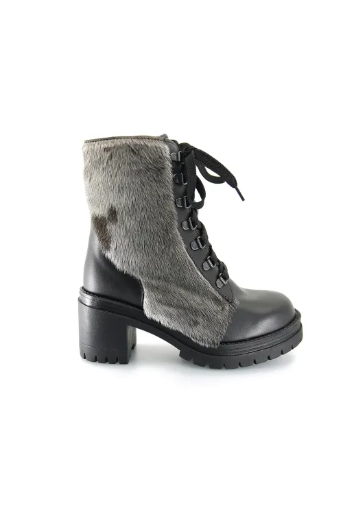 Natural Seal fur boots - Zoé | Winter boots - Urban boots | BILODEAU Canada