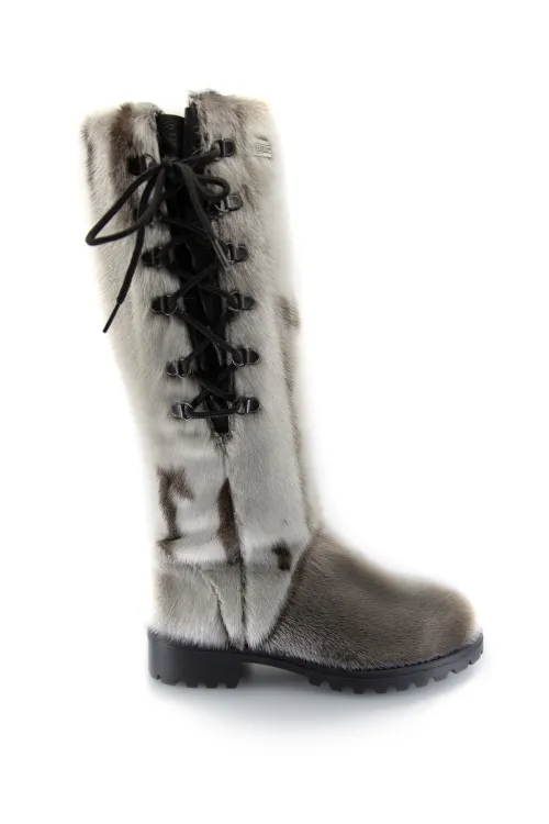 Natural Seal fur boots - Margot | Winter boots - Urban boots | BILODEAU Canada