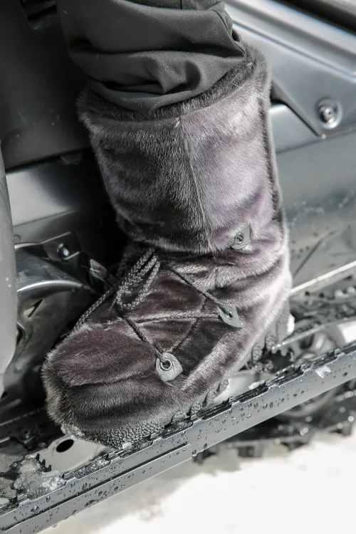 Graphite Seal fur boots - Side zipper - Standard Nakiuk | Women/Men | BILODEAU Canada