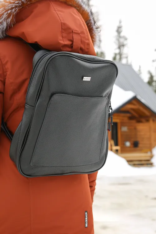 Livia Leather backpack |  | BILODEAU Canada