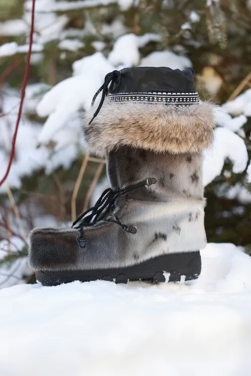 Natural Seal fur boots - Mukluk | Winter boots - Snow boots | BILODEAU Canada