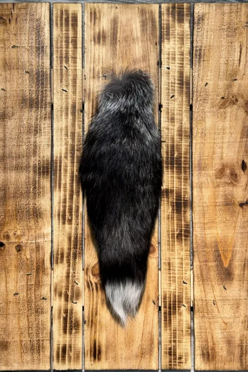 Silver Fox Tail | Fur scraps | BILODEAU Canada
