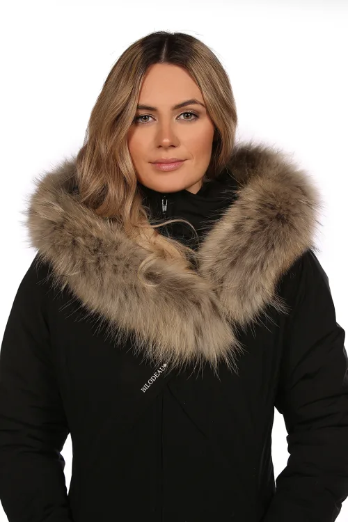 V fur trim Finn Raccoon | Fur trims | BILODEAU Canada