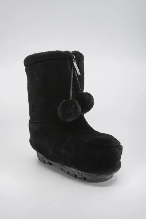 *Nouveauté* - Bottes en Mouton Noir - Blizzard | Bottes d'hiver - Bottes de plein air | BILODEAU Canada
