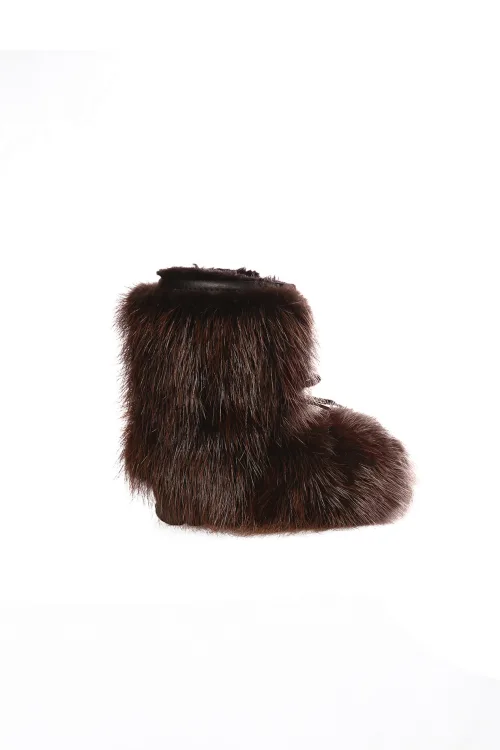 Bottes en fourrure bébé Castor naturel - Blizzard | Bébé | BILODEAU Canada