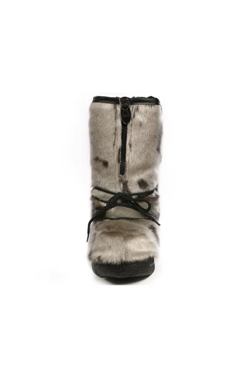 Bottes en fourrure enfant Loup Marin naturel - Blizzard | Bottes de motoneige | BILODEAU Canada