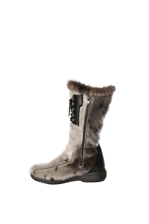 Natural Seal fur boots - Kaminak | Winter boots - Urban boots | BILODEAU Canada