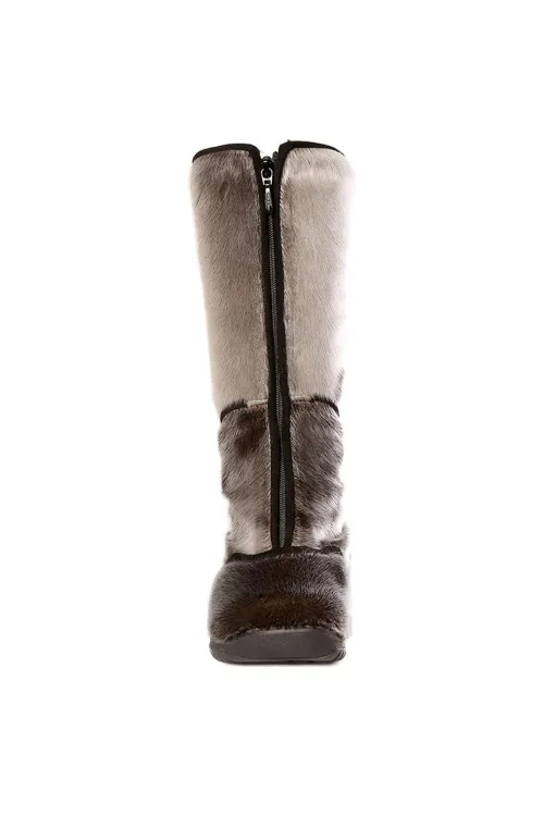 Natural Seal fur boots - Kiona | Winter boots - Urban boots | BILODEAU Canada