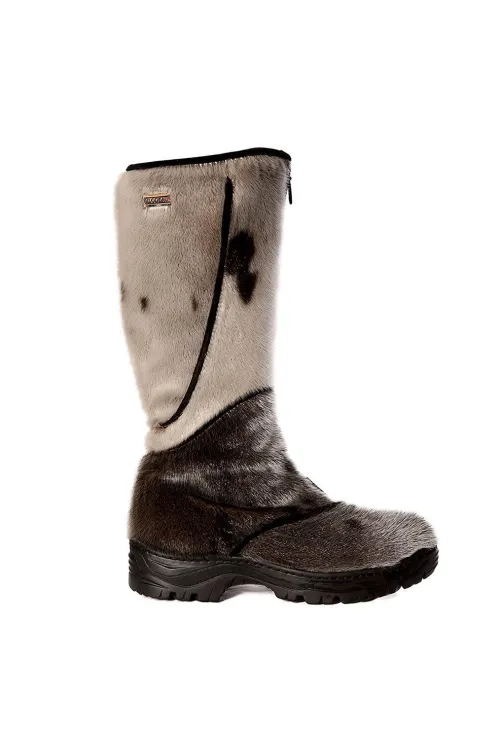 Natural Seal fur boots - Traction sole - Kiona | Winter boots - Urban boots | BILODEAU Canada