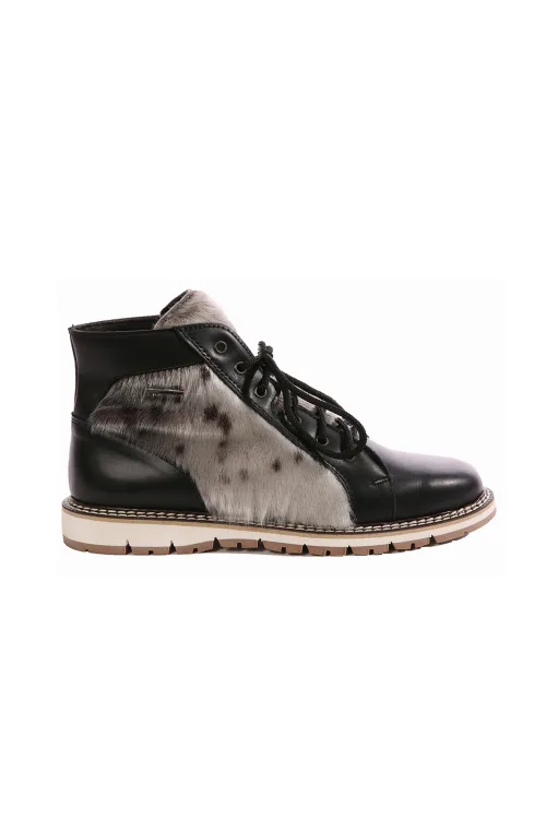 Natural Seal fur boots - Dexter | Winter boots - Urban boots | BILODEAU Canada