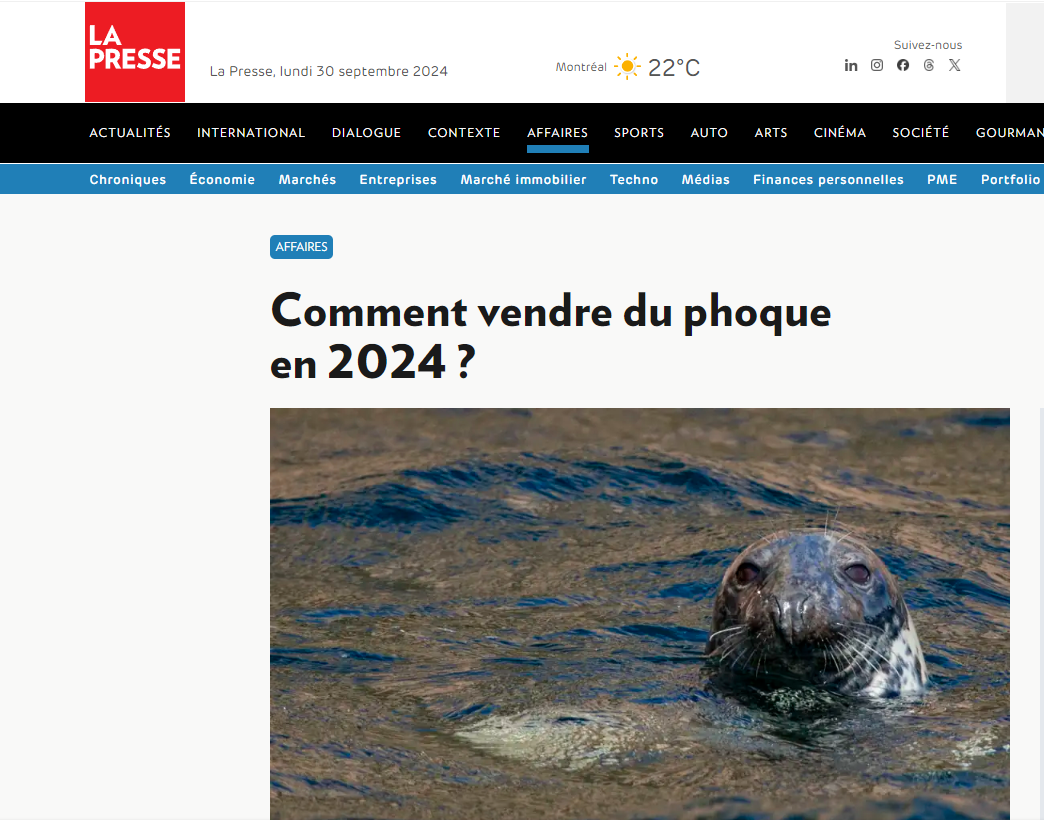 Comment vendre du phoque en 2024 !